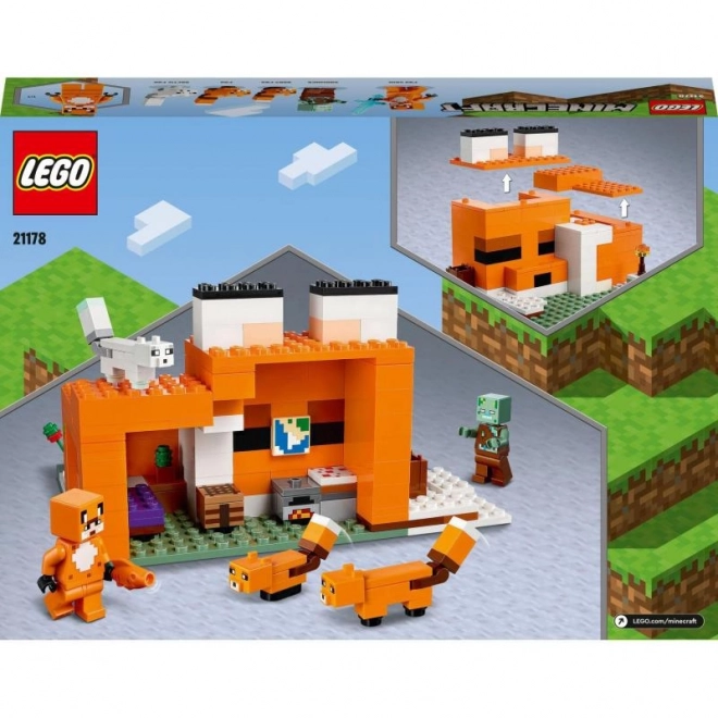 Fuchsbau von Lego Minecraft