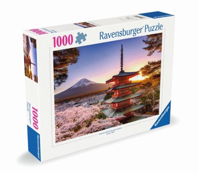 Blühende Kirschbäume in Japan Puzzle 1000 Teile