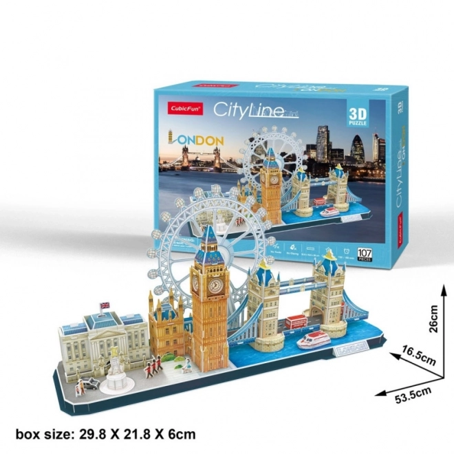 3D Puzzlespaß: City Line London