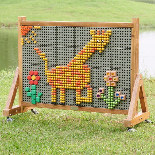 Masterkidz Holztafel XXL Wissenschaftliche Kreative STEM Outdoor-Wand