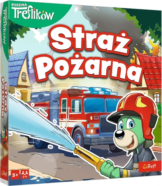 Die Treflik-Familie Feuerwehr – kooperatives Brettspiel von Trefl