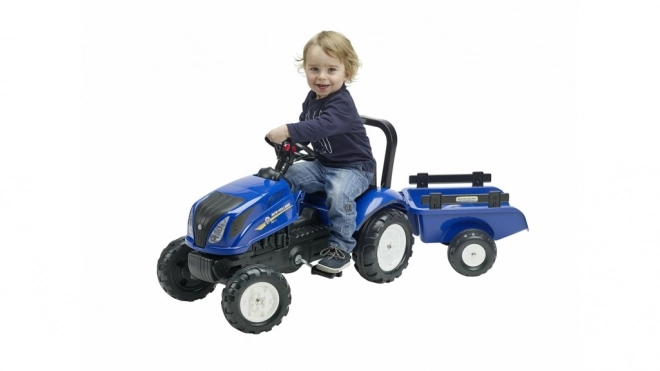 Traktor New Holland T6 mit Anhänger