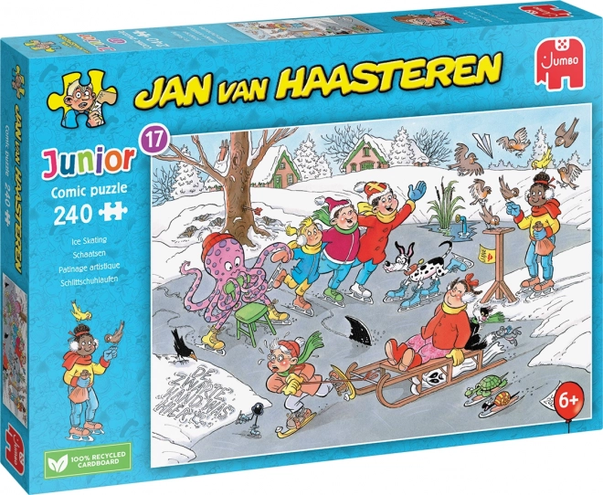 Jumbo Puzzle Jan Van Haasteren Junior Eislaufen 240 Teile