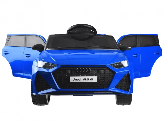 Elektrisches Audi RS 6 Spielzeugauto für Kinder – Blau