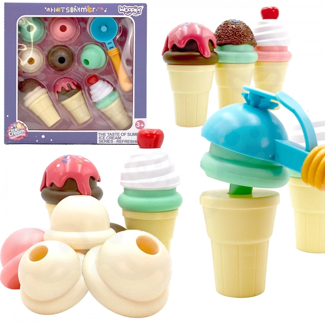 Woopie Eiscreme-Machset mit 15 Teilen