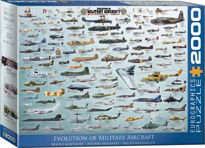 Eurographics Puzzle Militärflugzeuge 2000 Teile