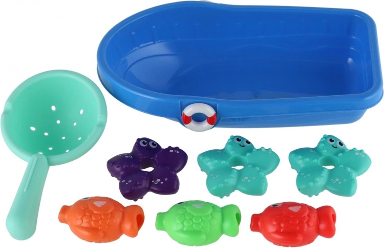 Sieb zum Abseihen und Umfüllen von Wasser