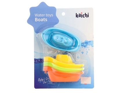 Kunststoff-Bötchen fürs Wasser – Set mit 4 Stück