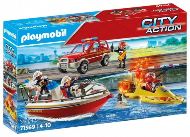 City Action Feuerwehraktion Figuren Set