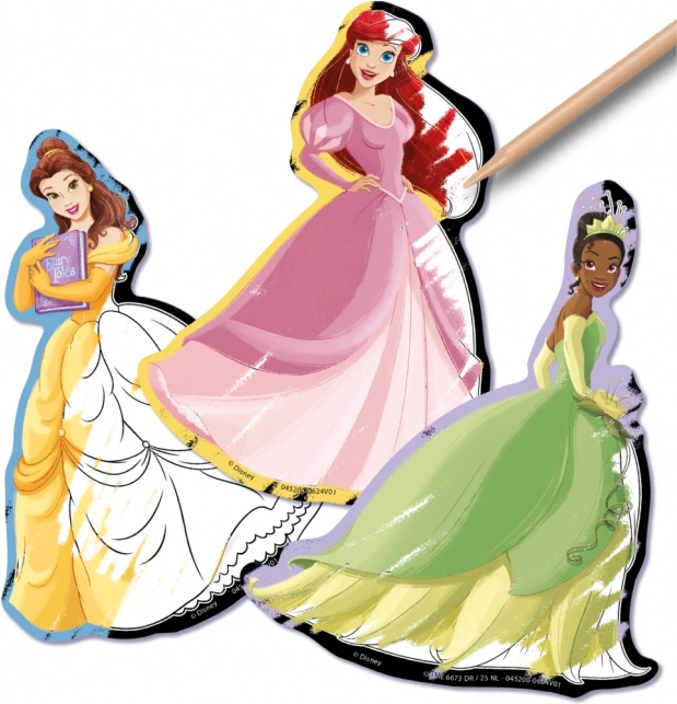 Freikratzer Aufkleber Disney Prinzessinnen 5 Stk