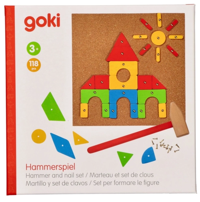 Goki fröhliches Haus Holzspiel