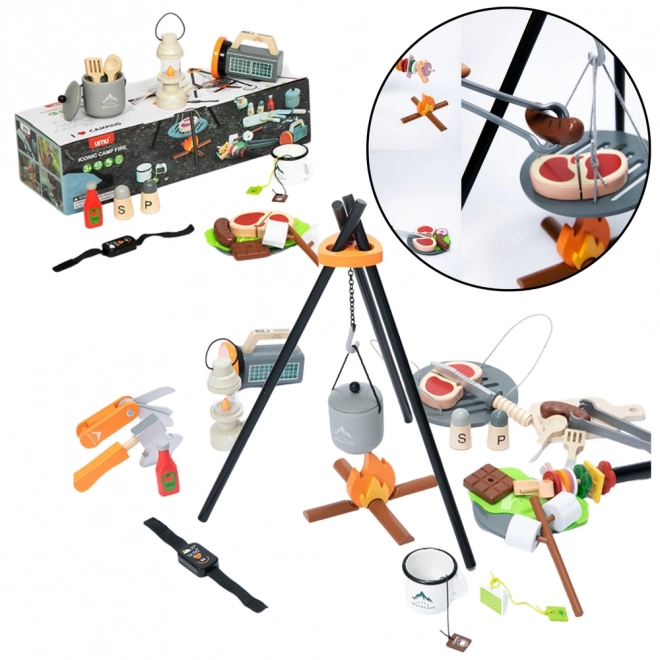 Holz-Camping-Set Für Kinder