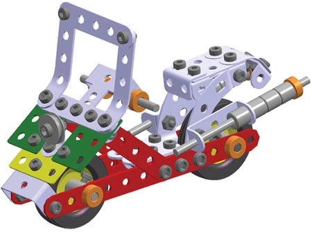 Merkur Bausatz Motorräder 10 Modelle