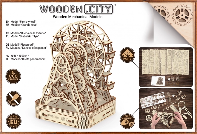 Holz 3D-Puzzle - Riesenrad