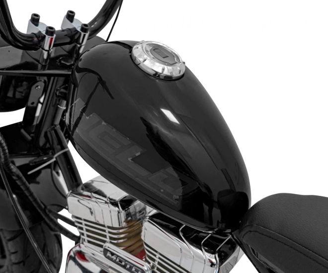 Chopper Warrior Motorrad Schwarz