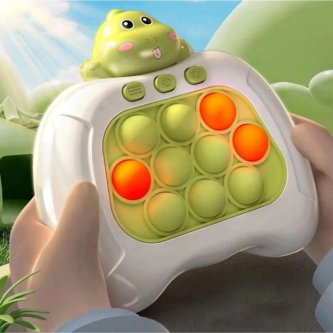 Elektrisches Pop It Spiel Dinosaurier Grün