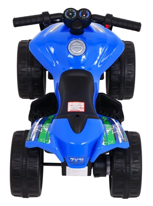 Quad Little Monster Elektrofahrzeug für Kinder Schwarz – blau