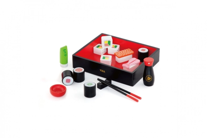 Holz Sushi Set