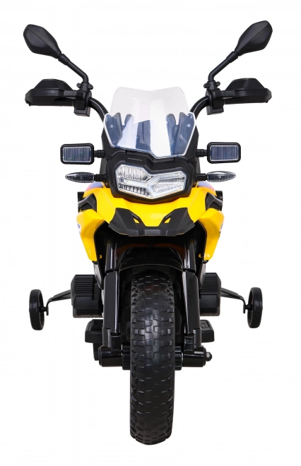 Kindermotorrad BMW F850 GS mit Batterie Gelb