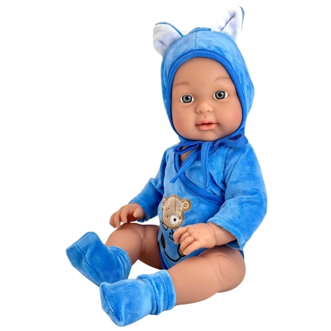 Woopie baby puppe mit bär outfit 46 cm