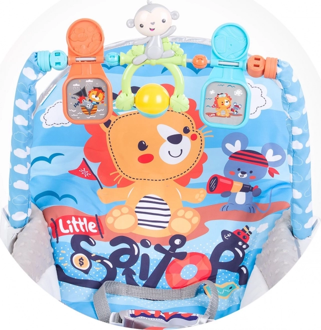 CHIPOLINO Vibrierendes 2in1 Baby Spa – Blau