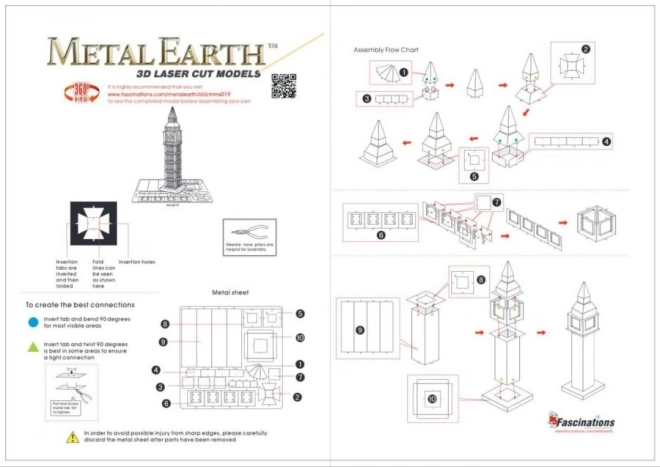 3D-Puzzle Big Ben von Metal Earth