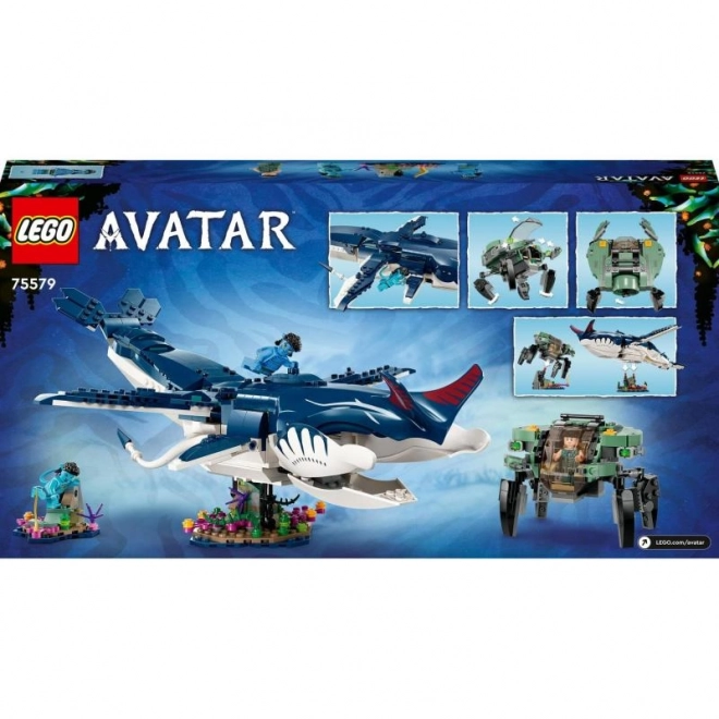 Tulkun Figur und Krebspanzerbauset von LEGO Avatar