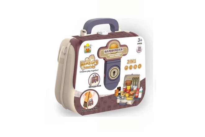 Hamburger-Set mit praktischem Koffer