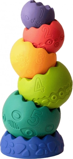 Stapeln, Einsetzen und Zahlen lernen