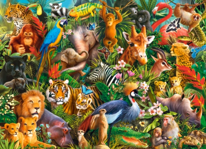 Puzzle Erstaunliche Tiere 300 Teile