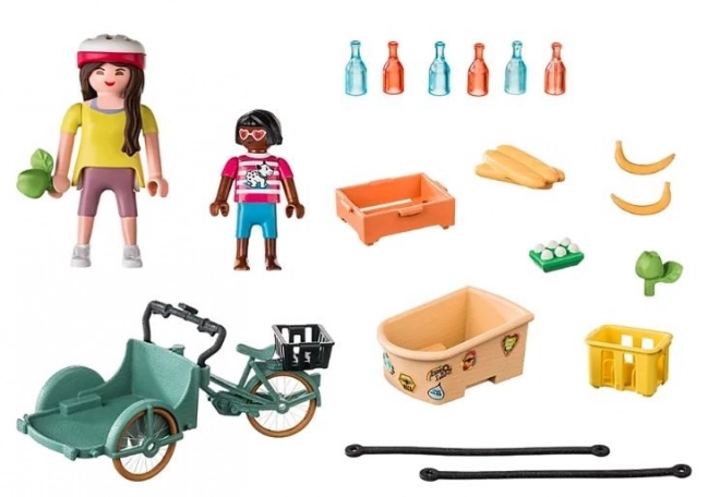 Playmobil Land - Lastenfahrrad Set