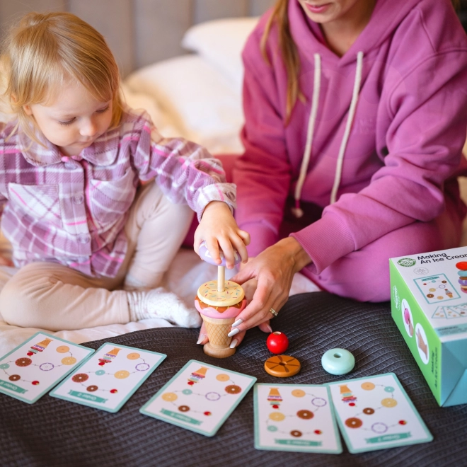 Woopie Green Montessori Eisdiele Holzspielzeug
