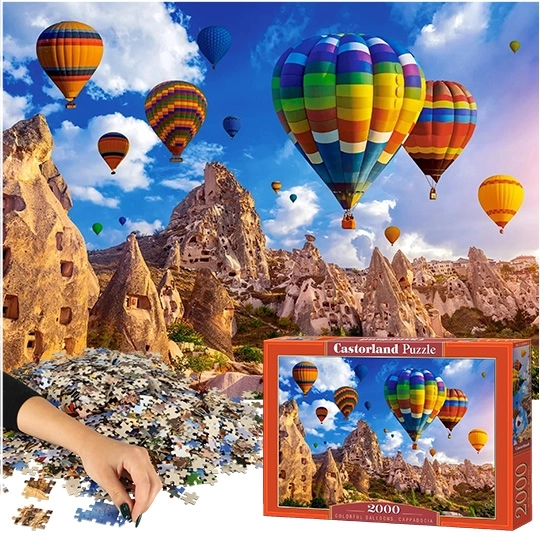 Bunte Ballons Kappadokien Puzzle 2000 Teile