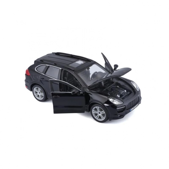 Metallmodell Porsche Cayenne Turbo Schwarz 1:24