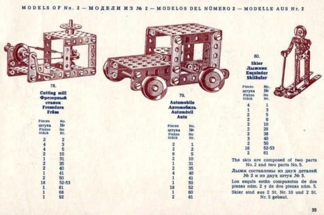 Konstruktionsspielzeug MERKUR Classic