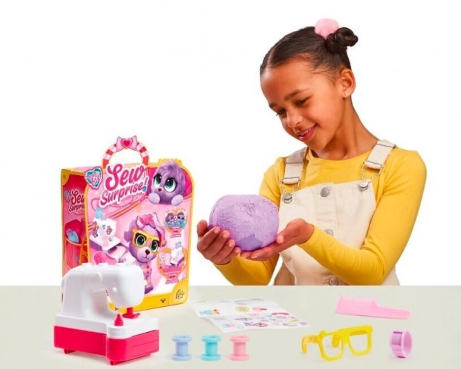 Kreativ-Set: Nähmaschine mit Plüschfigur Little Live Pets Sew Surprise