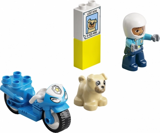 Lego Duplo Stadt - Polizeimotorrad