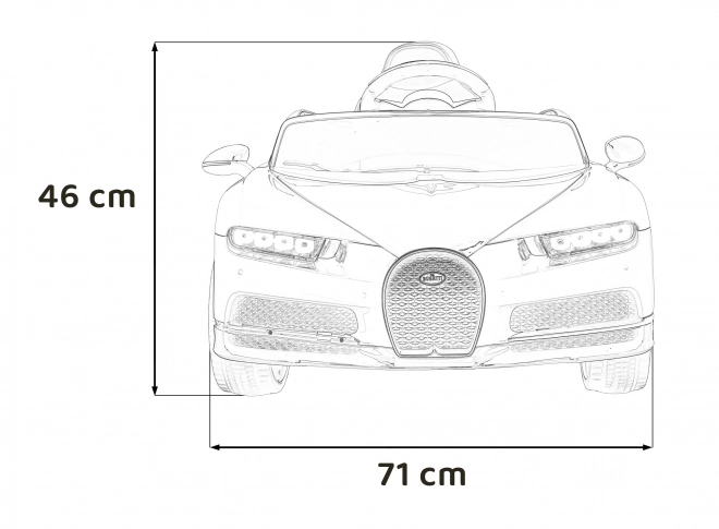 Bugatti Chiron Blau
