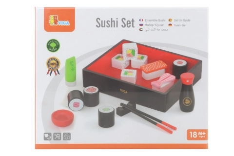 Holz Sushi Set