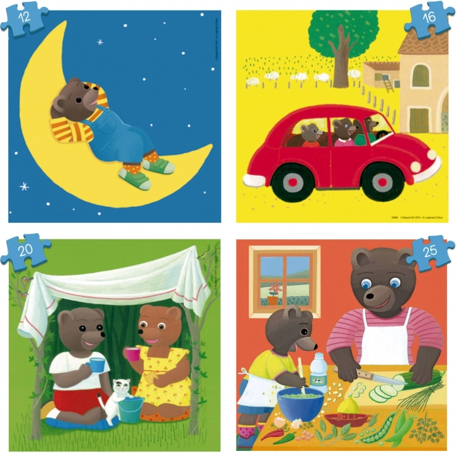 Petit Ours Brun Puzzle Set - EDUCA