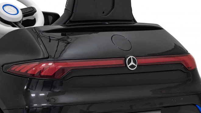 Mercedes Benz AMG EQA für Kinder schwarz + Fernsteuerung + 5-Punkt-Sicherheitsgurte + EVA + MP3-Display + LED-Leuchte