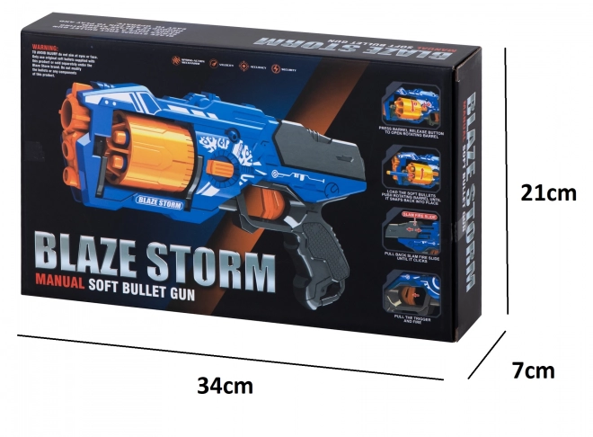 Schaumstoffpistole kompatibel mit NERF + 20 Patronen
