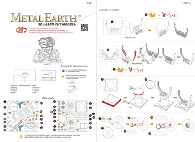 3D Puzzle Batman Bat-Signal von Metal Earth