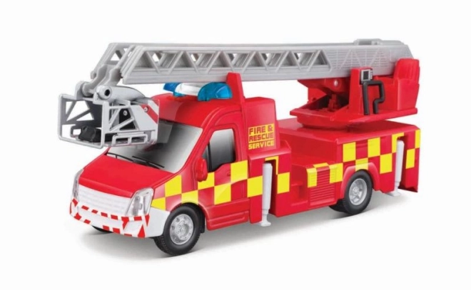 Feuerwehrwagen mit Leiter von Bburago