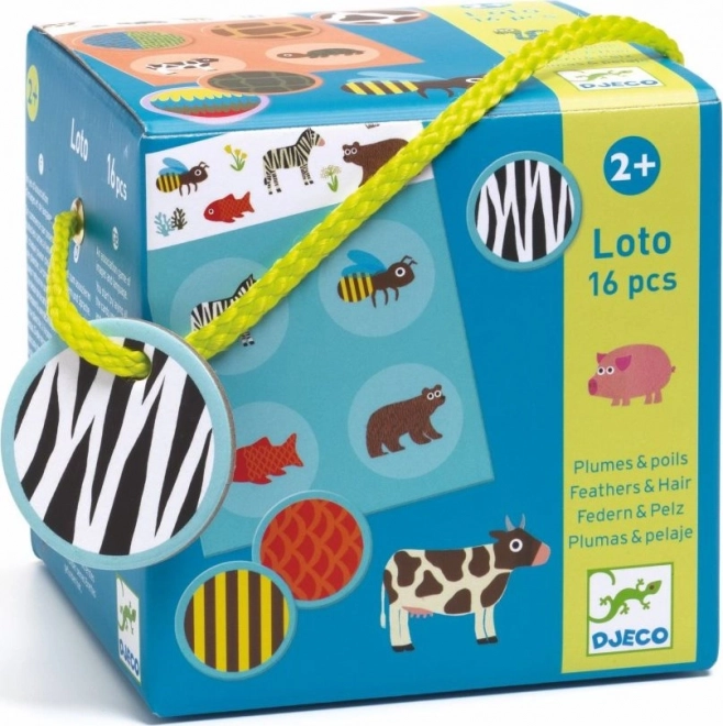 Djeco Loto in der Box - Tierkleider