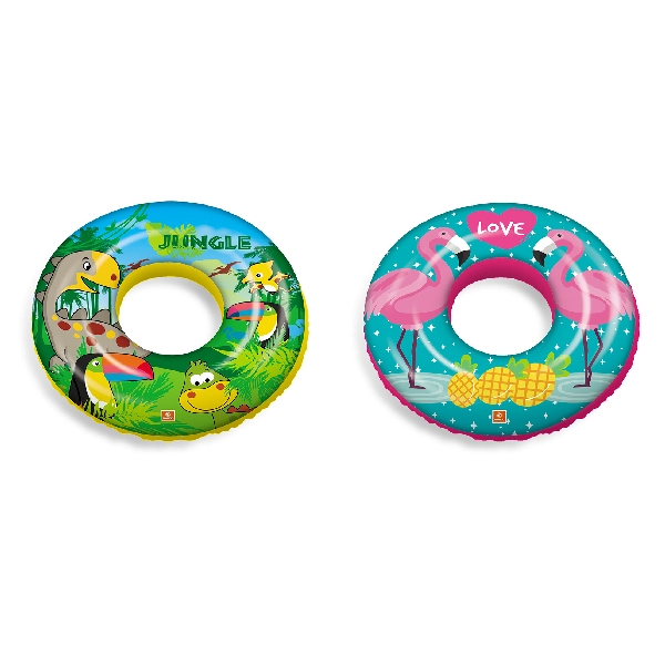 Einzigartiges Design mit Flamingos und Dschungel