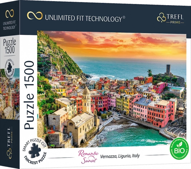 Romantischer Sonnenuntergang in Vernazza Puzzle 1500 Teile