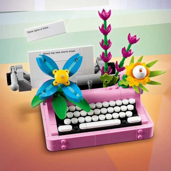 Lego Creator Blumen Schreibmaschine