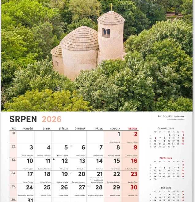 Wandkalender Mein Land 2026