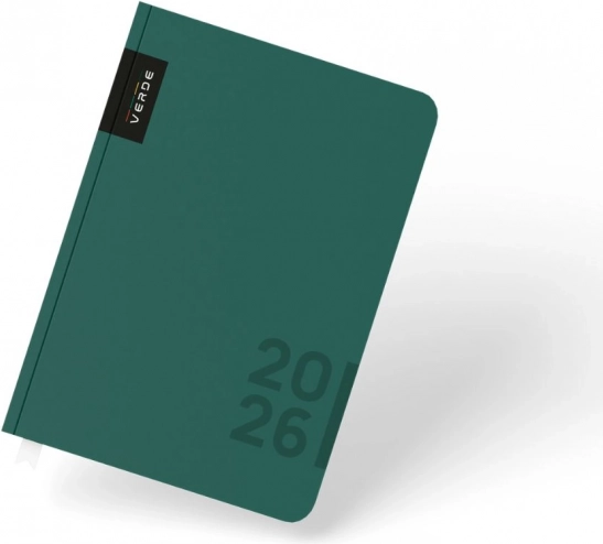 Tageskalender A5 2026 Verde grün